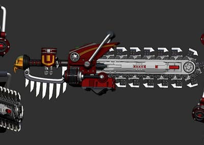 Samurai Chainsaw Gun